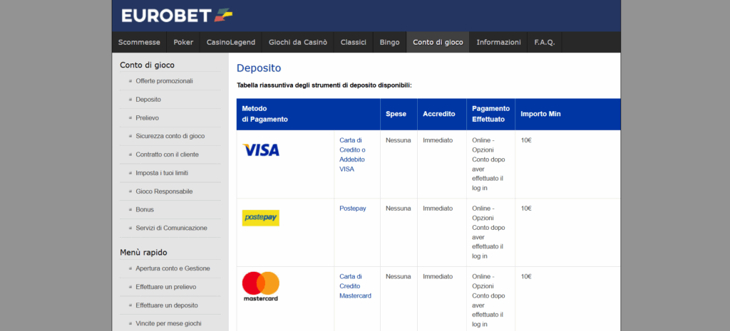 cashout eurobet